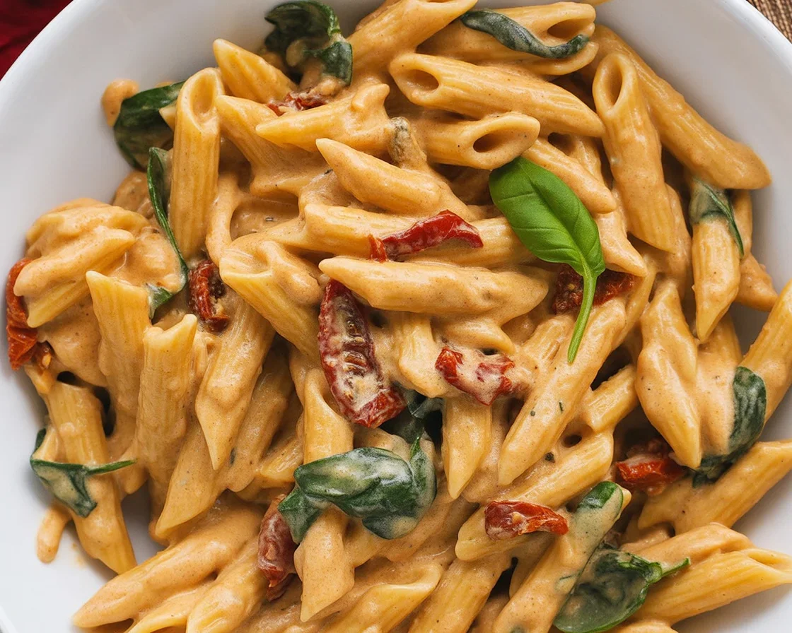 Delicious Marry Me Chicken Pasta with creamy sauce and fresh ingredients.